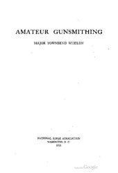 book Townsend Whelen - Amateur Gunsmithing