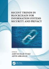 book Recent Trends in Blockchain for Information Systems Security and Privacy