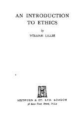 book An Introduction to Ethics