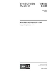 book INTERNATIONAL STANDARD ISO/IEC 14882:2020(E) Programming languages — C++ Sixth edition 2020-12