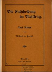 book Die Entscheidung im Weltkrieg: Drei Reden