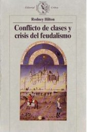 book Conflicto de clases y crisis del feudalismo