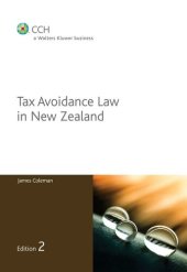 book Tax Avoidance Law in New Zealand