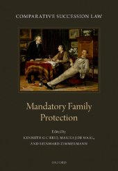 book Comparative Succession Law: Volume III: Mandatory Family Protection