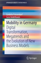 book Mobility in Germany: Digital Transformation, Megatrends and the Evolution of New Business Models