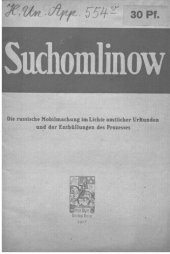 book Die russische Mobilmachung im Lichte amtlicher Urkunden und der Enthüllungen des Prozesses