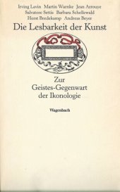 book Die Lesbarkeit der Kunst. Zur Geistes-Gegenwart der Ikonologie