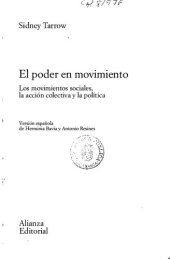 book El poder en movimiento. Los movimientos sociales, la acción colectiva y la política