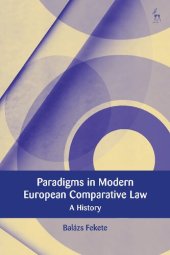 book Paradigms in Modern European Comparative Law: A History