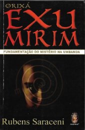 book Orixá Exu Mirim. Fundamentação do mistério na umbanda.