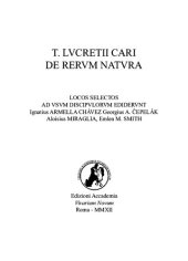 book T. Lucretii Cari De rerum natura