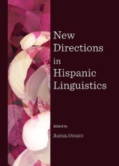 book New Directions in Hispanic Linguistics