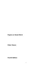 book Papers on Social Work. E ngā reo : essays in Māori and English