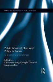 book Public Administration and Policy in Korea: Its Evolution and Challenges