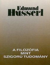 book A filozófia mint szigorú tudomány