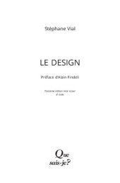 book Le Design