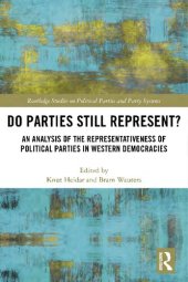 book Do Parties Still Represent?: An Analysis of the Representativeness of Political Parties in Western Democracies (Routledge Studies on Political Parties and Party Systems)