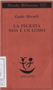 book La felicità non è un lusso