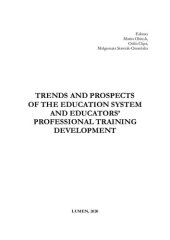 book Trends and Prospects of the Education System and Educators’ Professional Training Development