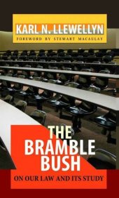 book The Bramble Bush: On Our Law and Its Study