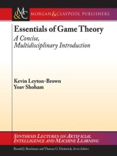 book Essentials of Game Theory: A Concise Multidisciplinary Introduction