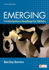 book EMERGING contemporary readings for writers.