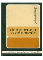 book Democracia e Educação