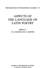 book Aspects of the Language of Latin Poetry