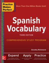 book Practice Makes Perfect: Spanish Vocabulary, Third Edition