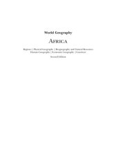 book World Geography, 6 Volume Set: Print Purchase Includes Free Online Access