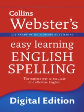 book Collins Webster's easy learning English spelling