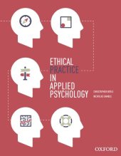 book Ethical Practice in Applied Psychology