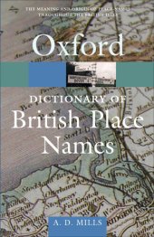 book A dictionary of British place-names