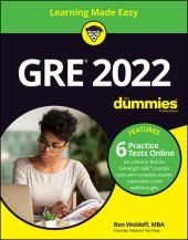 book GRE 2022 For Dummies with Online Practice (GRE for Dummies)