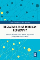 book Research Ethics in Human Geography (Routledge Studies in Human Geography)