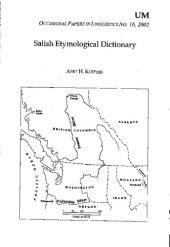 book Salish Etymological Dictionary