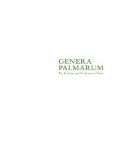 book Genera Palmarum: The Evolution and Classification of Palms