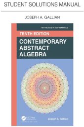 book Student Solutions Manual for Gallian's Contemporary Abstract Algebra