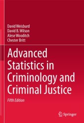 book Advanced Statistics in Criminology and Criminal Justice