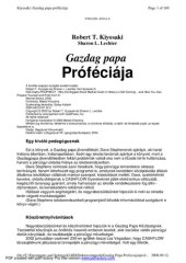 book Gazdag papa próféciája