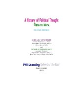 book A History of Political Thought: Plato to Marx, Second Edition