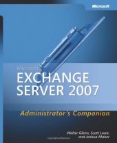 book Microsoft Exchange Server 2007 Administrator's Companion (Pro - Administrator's Companion)