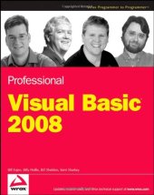 book Professional Visual Basic 2008 (Programmer to Programmer)