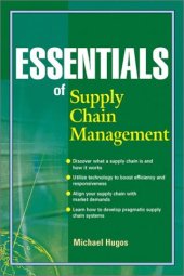 book Essentials of Supply Chain Management