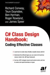 book C# Class Design Handbook: Coding Effective Classes