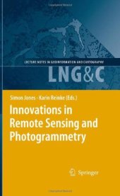 book Innovations in Remote Sensing and Photogrammetry