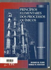 book Princípios Elementares dos Processos Químicos (Em Portuguese do Brasil)