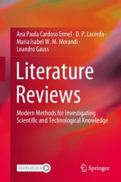 book Literature Reviews: Modern Methods For Investigating Scientific And Technological Knowledge