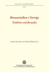 book Romanistiken i Sverige: Tradition och förnyelse