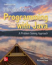 book Introduction to Programming with Java: A Problem Solving Approach